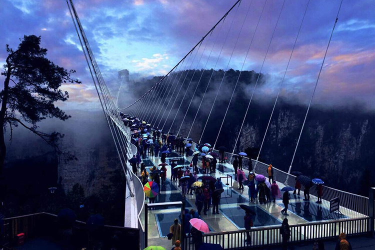 長沙出發(fā)到張家界玻璃橋、天門山、玻璃棧道、鳳凰古城3日游